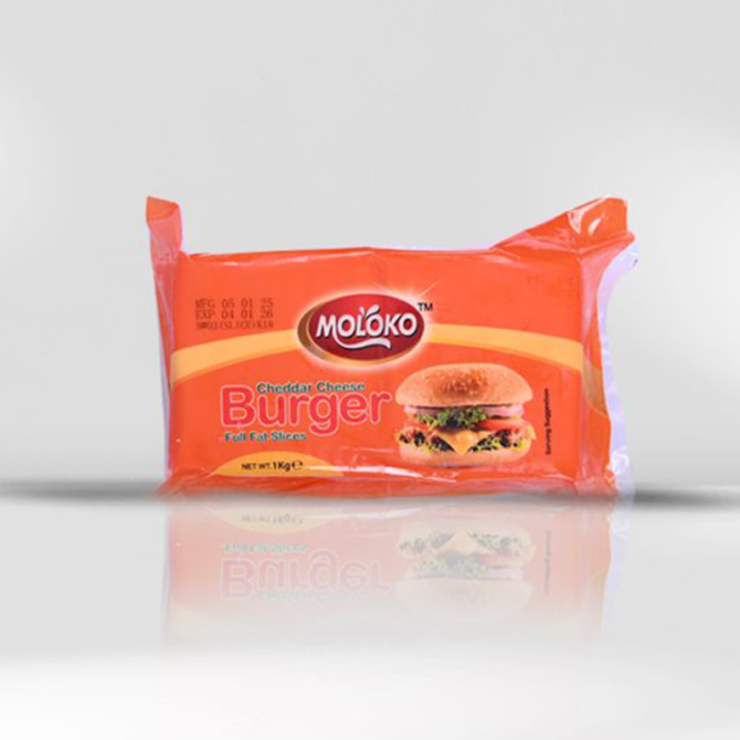 Moloko Burger Cheese Slices 1kg