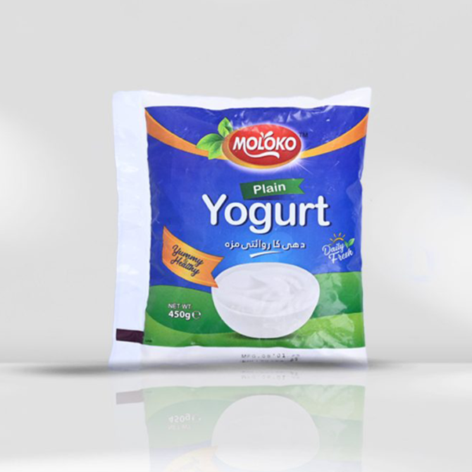 Moloko Plain Yogurt 450g