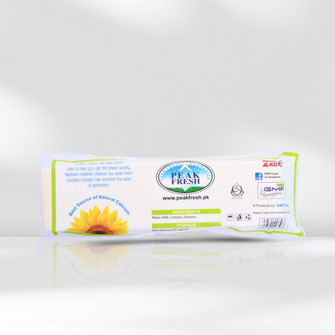Peak Fresh Cheddar Cheese 2Kg - Image 2